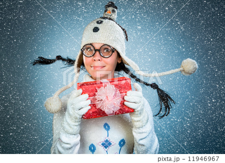 Funny christmas girl Funny christmas girl 11946967