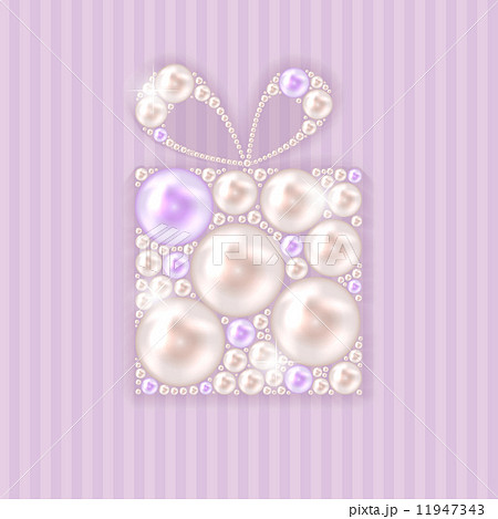 Beauty Pearl Gift Background Vector illustration 11947343