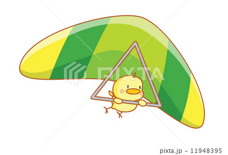 cute cartoon chicks skydiving 11948395