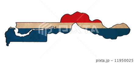 Gambia map on Gambia flag drawing ,grunge and retro flag series Gambia map on Gambia flag drawing ,grunge and retro flag series 11950025