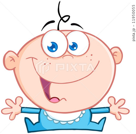 Happy Baby Boy With Open Arms Happy Baby Boy With Open Arms 11950055
