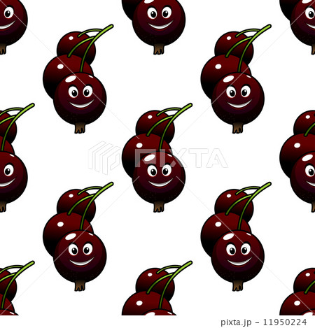 Seamless pattern of cartoon currants Seamless pattern of cartoon currants 11950224