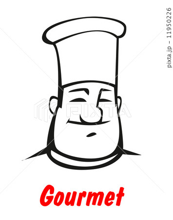 Cartoon smiling friendly chef Cartoon smiling friendly chef 11950226