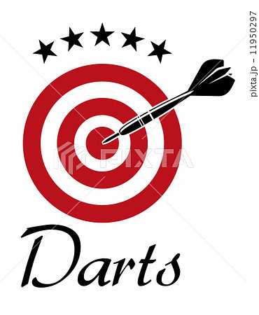Darts sporting emblem 11950297