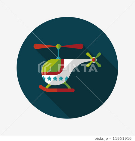 helicopter flat icon with long shadow,eps10 helicopter flat icon with long shadow,eps10 11951916
