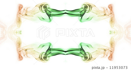 colorful smoke of Joss stick 11953073