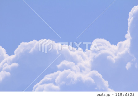 blue sky and clean cloud 11953303