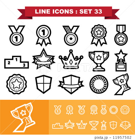 Line icons set 33 Line icons set 33 11957502