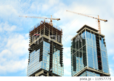 Construction of skyscrapers of the international business centre 11957779