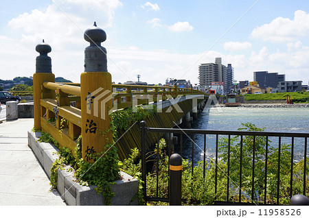 日本三古橋の宇治橋 11958526
