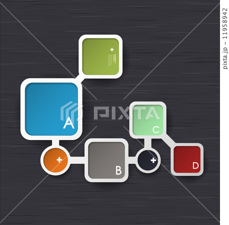 Infographic web design template. design frame Infographic web design template. design frame 11958942