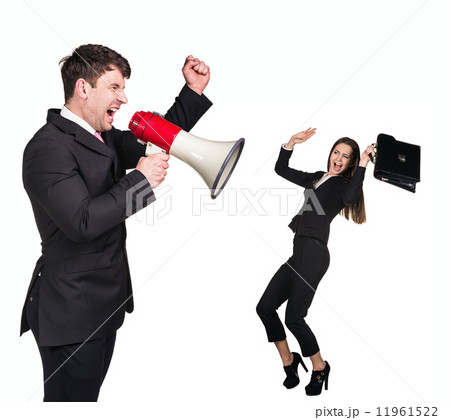 Angry businessman 11961522