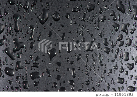 raindrops on metal 11961892