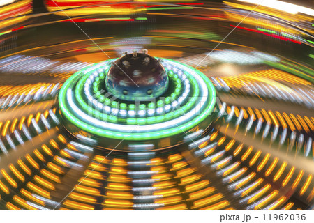 Luna Park moving lights background 11962036