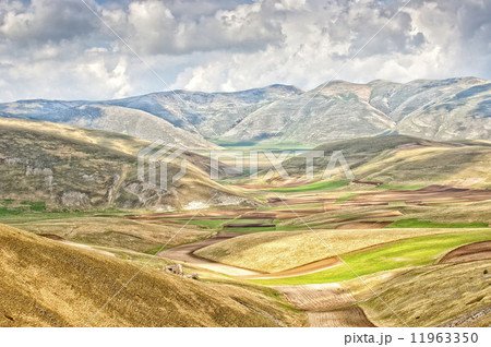 castelluccio Umbra Italy landscape castelluccio Umbra Italy landscape 11963350