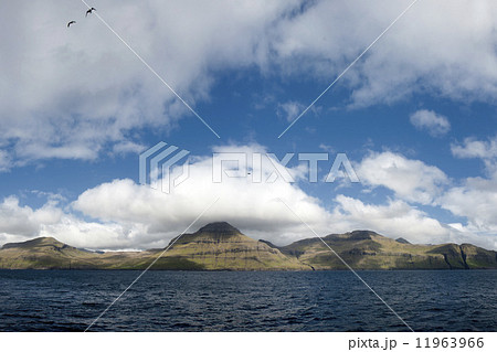 Far Oer Danmark Vestmanna Cliffs Panorama Far Oer Danmark Vestmanna Cliffs Panorama 11963966