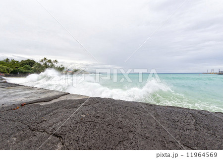 kona harbor sea waves in big island kona harbor sea waves in big island 11964569