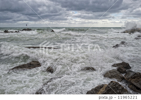 Sea Storm tempest on the rocks Sea Storm tempest on the rocks 11965221