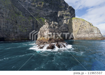 Far Oer Danmark Vestmanna Cliffs Panorama 11965507