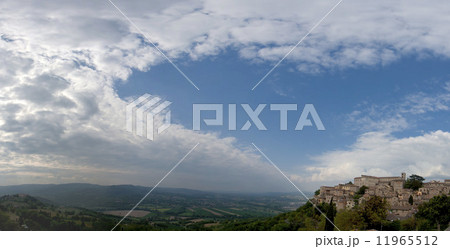 Umbria, Italy Todi huge panorama Umbria, Italy Todi huge panorama 11965512