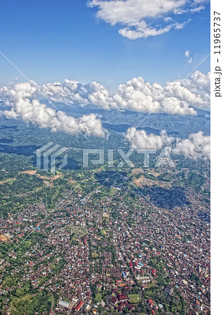 Indonesia Sulawesi Manado Area Aerial view Indonesia Sulawesi Manado Area Aerial view 11965737