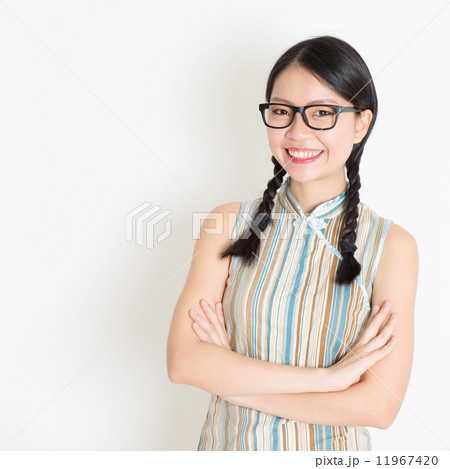 Asian Chinese female smiling 11967420