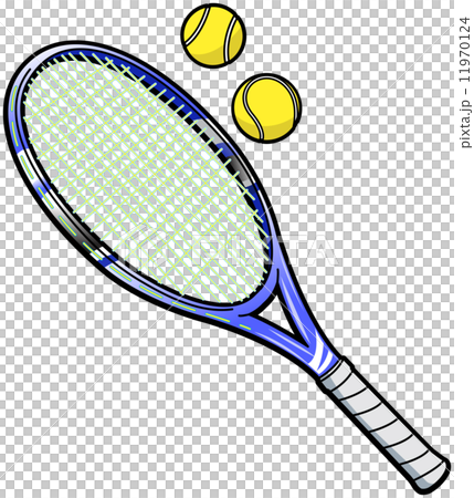 Tennis Ball And Racket Stock Illustration