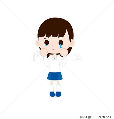 女の子 睨みながら泣き出す 女の子 睨みながら泣き出す 11970723