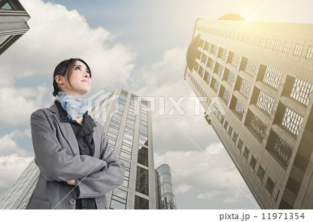 Confident Asian business woman 11971354