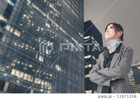 Confident Asian business woman 11971356