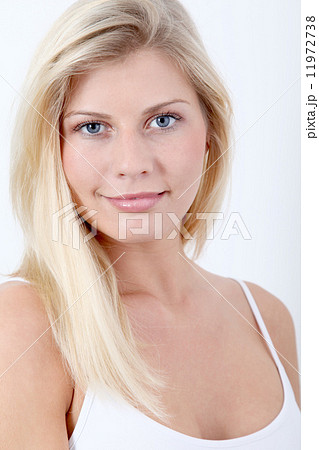 Closeup of beautiful blond woman Closeup of beautiful blond woman 11972738