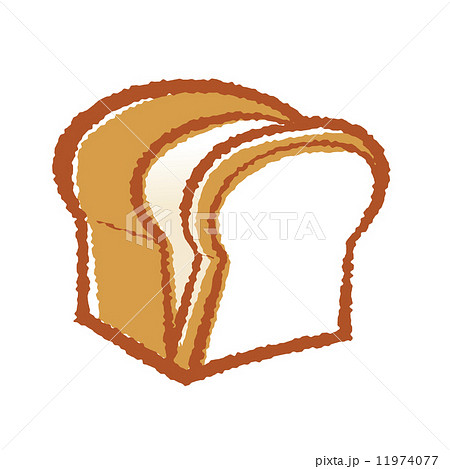 食パンのイラスト素材 11974077 Pixta