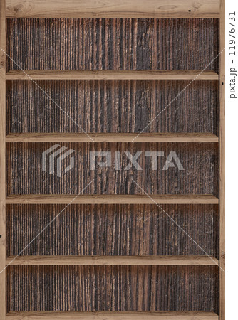 Wood bookshelves vintage retro 11976731