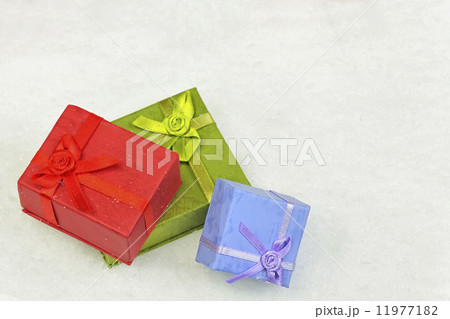 boxes in snow 11977182