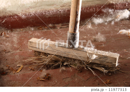 Old dirty broom Old dirty broom 11977313