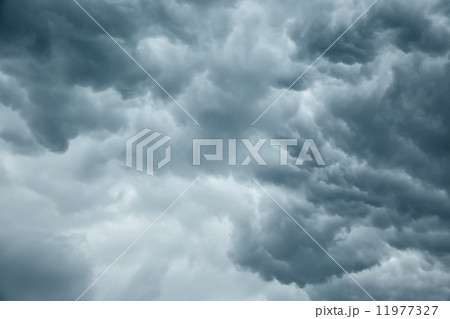 Stormy grey cloudy sky 11977327