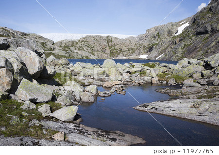 Svelgabreen glacier (Folgefonna National Park, Hordaland county, Svelgabreen glacier (Folgefonna National Park, Hordaland county, 11977765