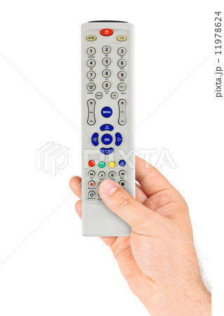 Hand with remote control Hand with remote control 11978624