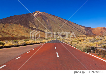 Road to volcano Teide at Tenerife island - Canary Road to volcano Teide at Tenerife island - Canary 11978830