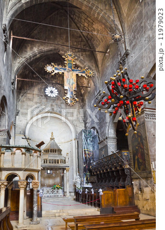 Church interior at Trogir in Croatia Church interior at Trogir in Croatia 11979023