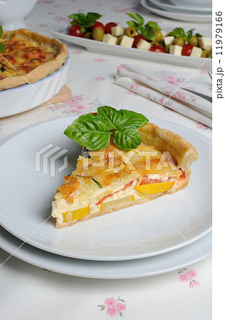 quiche with zucchini and tomato baked cheese quiche with zucchini and tomato baked cheese 11979166
