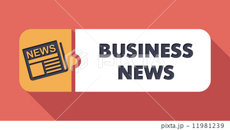 Business News Concept in Flat Design. 11981239