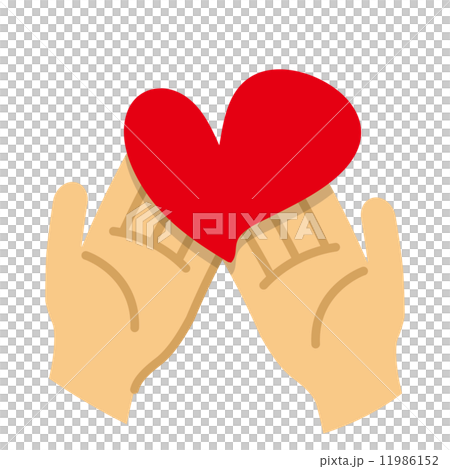 手 ハート アイコン マーク 手 ハート アイコン マーク 11986152
