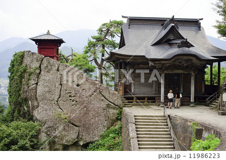 山寺　開山堂と納経堂 11986223