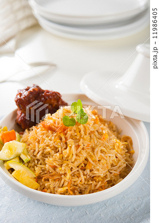 Chicken Biryani rice 11986405