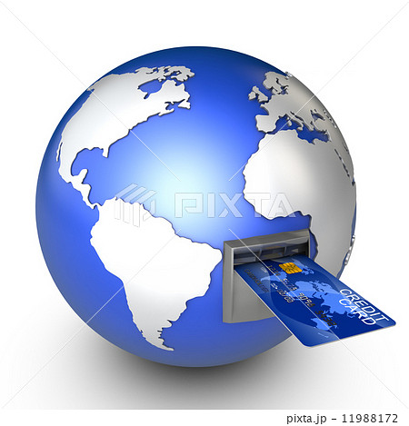 Globe and card Globe and card 11988172