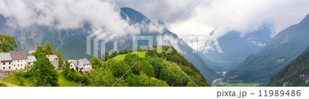 Slovenian mountains village 11989486