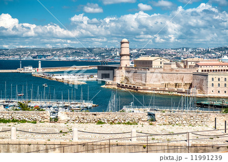 View of Fort Saint Nicholas in Marseille, France View of Fort Saint Nicholas in Marseille, France 11991239