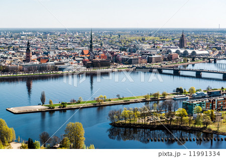 Panorama of Riga city. Latvia 11991334
