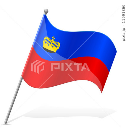 flag of Liechtenstein vector illustration 11991866